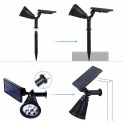 FARETTO FARO LED GIARDINO 7W SUPPORTO PICCHETTO LUCE SOLARE RGB TE-B0272 DRIWEI