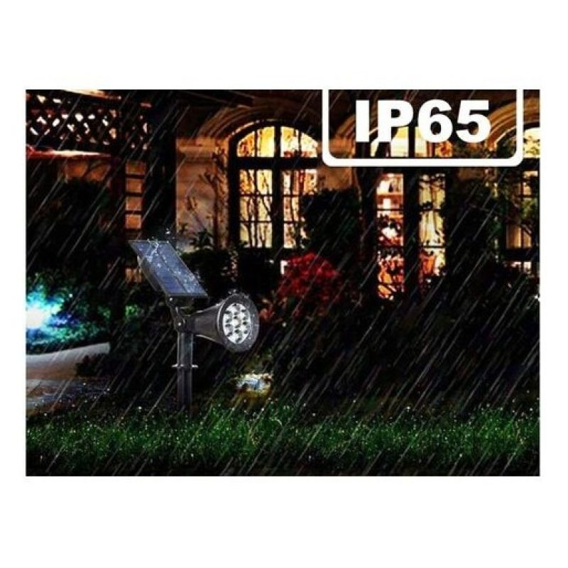 DRIWEI FARETTO FARO LED GIARDINO 7W SUPPORTO PICCHETTO LUCE SOLARE ...