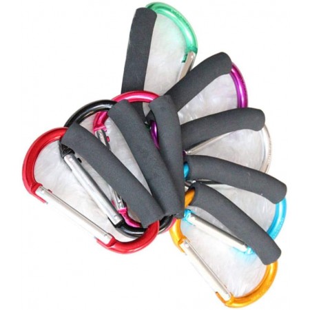 Moschettone 190 mm impugnatura con spugna fibbia in ferro portachiavi