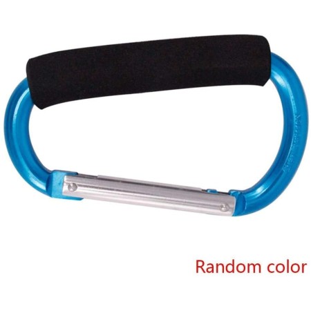 Moschettone 140 mm impugnatura con spugna fibbia lega di alluminio portachiavi