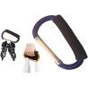 Iron Moschettone 140 mm impugnatura con spugna fibbia lega di allum...