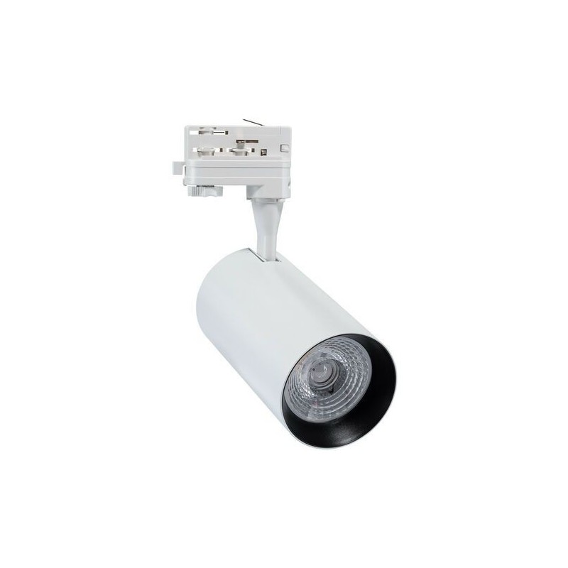 FARO FARETTO 50W COB A LED TRACK BINARIO LUCE CALDA 3000K