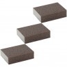 Iron 3x Spugne 2.5 Cm spugnette abrasive carta vetrata grana 60 sup...