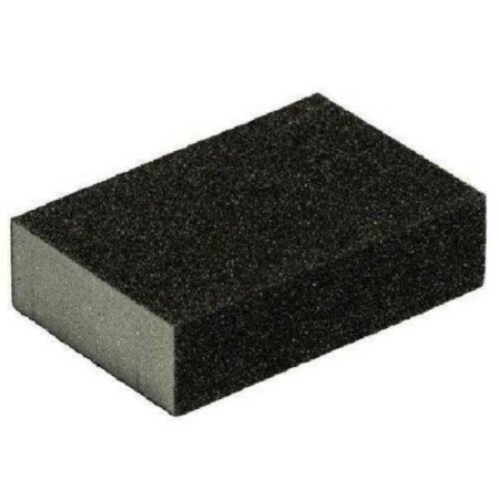 3x Spugne 2.5Cm spugnette abrasive carta vetrata grana 120 superfici piane curve