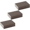 Iron 3x Spugne 2.5Cm spugnette abrasive carta vetrata grana 150 sup...