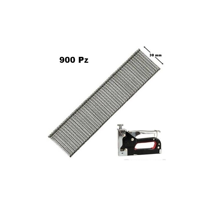 Chiodi per chiodatrice sparachiodi aria compressa elettrica 900pz chiodi 30mm
