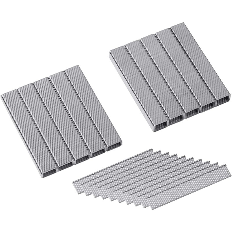 3000x Graffette punti metallici spille per graffatrice spillatrice 6x12 mm hobby