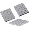 Iron 3000x Graffette punti metallici spille per graffatrice spillat...