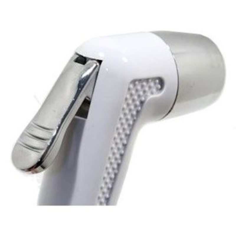 Iron MINI DOCCIA DOCCETTA IN PLASTICA BIANCA E CROMATA MONO GETTO A...