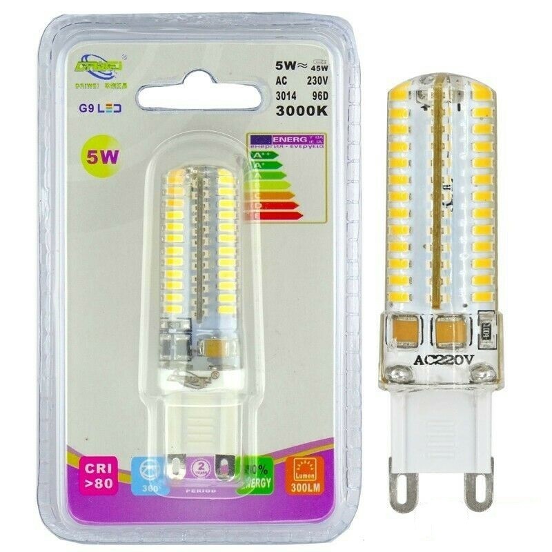 Lampadina G9 Led 5W BTL-99605 3000K luce calda lampadine alogene illuminazione