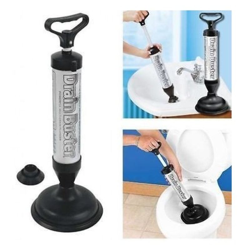 	 Stura Lavandino stura tazza a pompa Drian Buster per lavello wc doccia