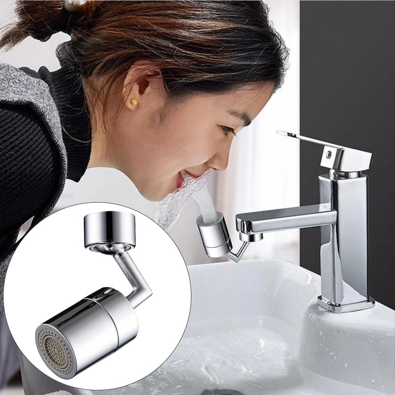 Rubinetto filtro girevole 720 gradi attacco universale risparmio idrico cucina