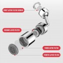 Rubinetto filtro girevole 720 gradi attacco universale risparmio idrico cucina