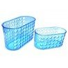 - Senza marca/Generico - 2x Porta oggetti a ventosa per bagno plast...