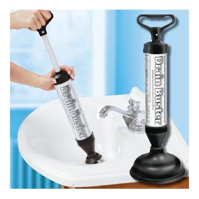 	 Stura Lavandino stura tazza a pompa Drian Buster per lavello wc doccia