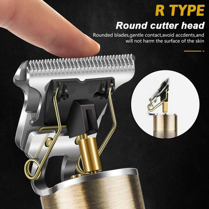 DOBO TAGLIA CAPELLI PROFESSIONALE REGOLA BARBA TRIMMER RASOIO ORO E...