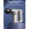 DOBO Massaggiatore portatile fascial gun per muscoli schiena addomi...