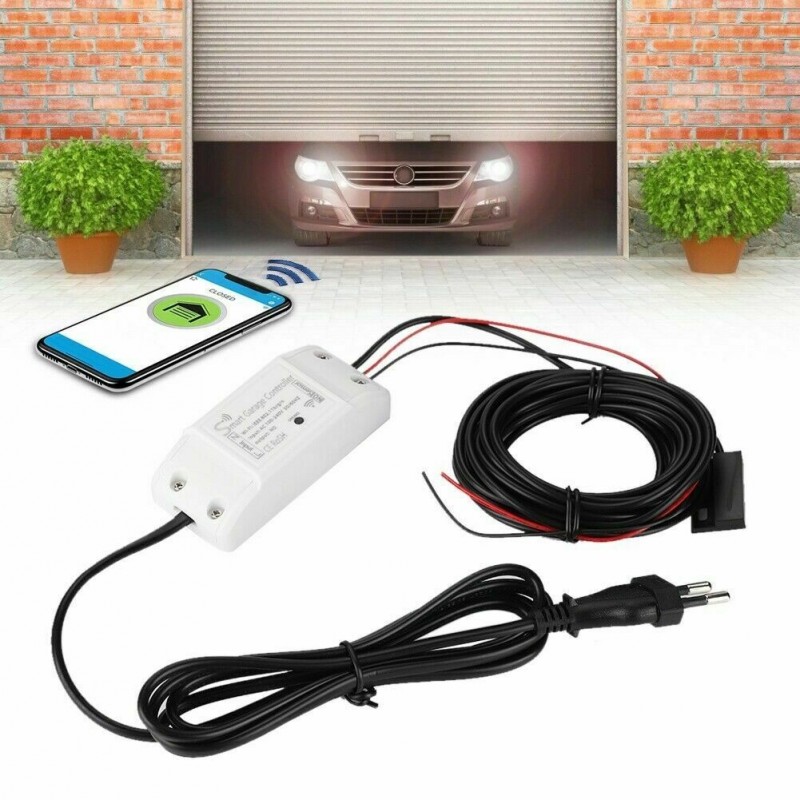 Sensore apri garage distanza WiFi Smart telecomando per Alexa Google Home app
