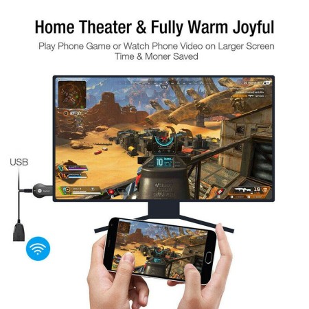 AnyCast M12 Plus ricevitore WiFi Airplay display Miracast HDMI TV DLNA 108 PG