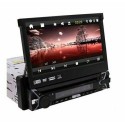 7" RETRATTILE HD AUTORADIO 1080p CON SCHERMO TOUCH SCREEN BLUETOOTH MP3 LETTORE