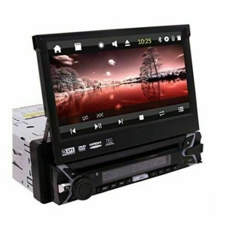 7" RETRATTILE HD AUTORADIO 1080p CON SCHERMO TOUCH SCREEN BLUETOOTH MP3 LETTORE