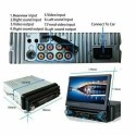 7" RETRATTILE HD AUTORADIO 1080p CON SCHERMO TOUCH SCREEN BLUETOOTH MP3 LETTORE