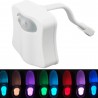 Lampada notturna per bagno wc tazza Led con sensore e 8 colori diversi - Facilita l'uso del bagno per bambini anziani
