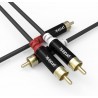 DOBO Cavo audio RCA doppio placcato oro massima trasmissione segnal...