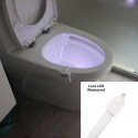 Lampada notturna per bagno wc tazza Led con sensore e 8 colori diversi - Facilita l'uso del bagno per bambini anziani