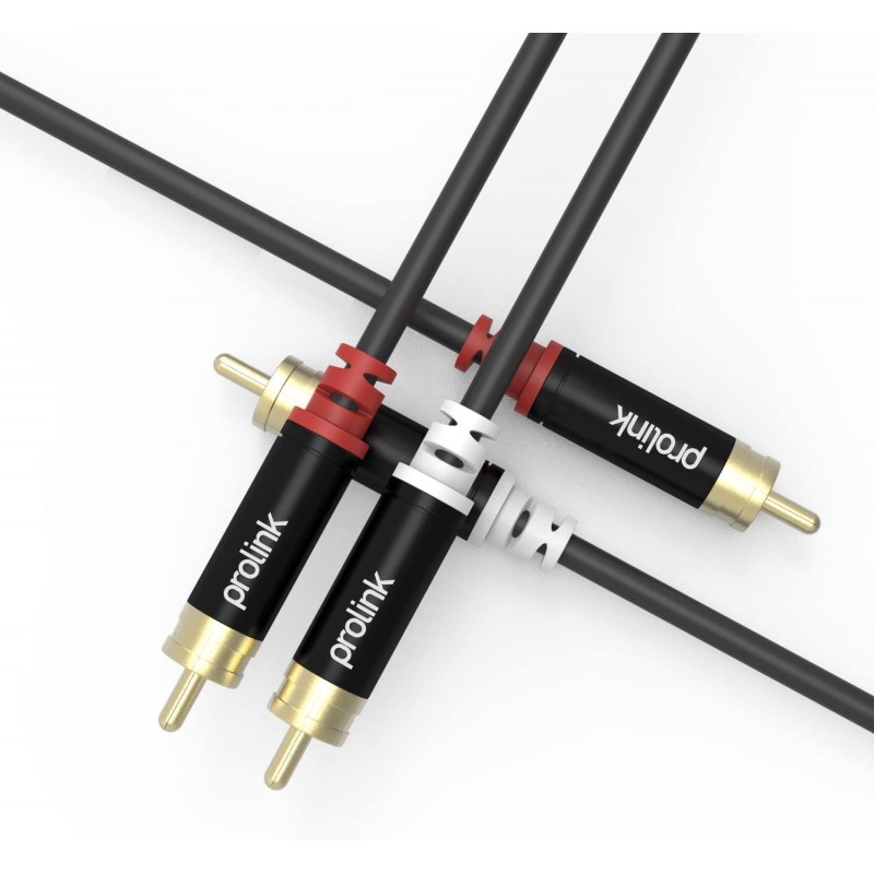 DOBO Cavo audio RCA doppio placcato oro massima trasmissione segnal...