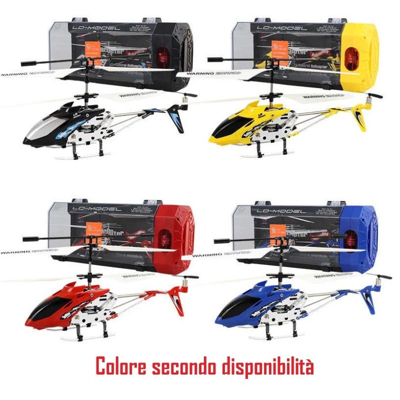 Elicottero telecomandato uso interno esterno molto facile da controllare LD ModeL