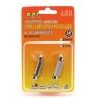 Iron COPPIA LAMPADINE SILURO 4 LED 41MM 5730-4 SPF 5W T11 LUCE BIAN...