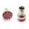 Iron LAMPADE 12 LED LUCE ROSSA LAMPEGGIANTE BA15D FILAMENTO UNICO A...