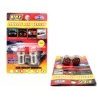 DOBO LAMPADE PER AUTO G18 12V 8 LED TUNING SPF ROSSO BA15S FILAMENT...