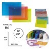 Pigna BUSTA A BOTTONE B6 MYDESK 10.5 x 14.5 CM COLORI ASSORTITI 12P...