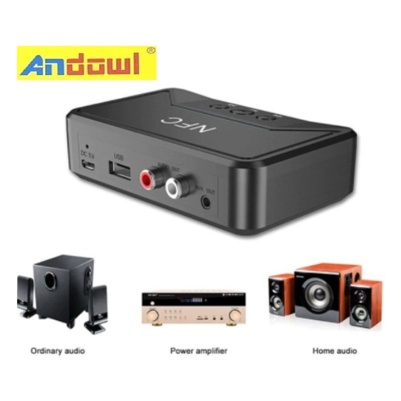 Andowl Ricevitore Bluetooth NFC Q-T92 ANDOWL trasmissione da cellul...