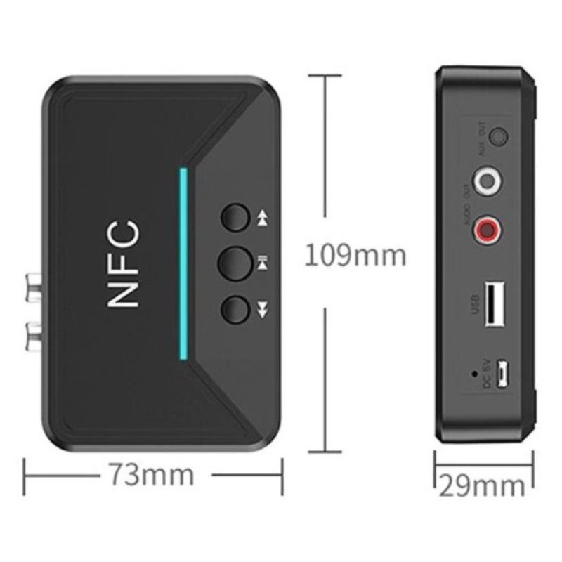 Andowl Ricevitore Bluetooth NFC Q-T92 ANDOWL trasmissione da cellul...
