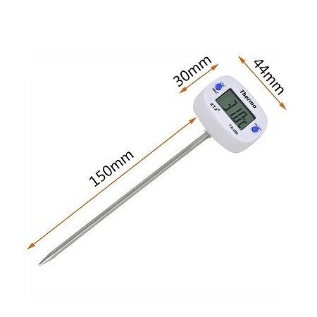 Termometro digitale LCD per alimenti cucina sonda barbecue carne pesce dolci