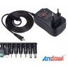 Andowl CARICATORE ALIMENTATORE ADATTATORE UNIVERSALE AC/DC 45W LAPT...