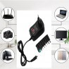 Andowl CARICATORE ALIMENTATORE ADATTATORE UNIVERSALE AC/DC 45W LAPT...