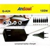 Andowl CARICATORE ALIMENTATORE ADATTATORE UNIVERSALE AC/DC 100W LAP...
