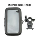 Porta telefono cellulare bici supporto smartphone bicicletta impermeabile 6.3"
