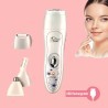 DRIWEI DEPILATORE EPILATORE RASOIO 4 IN 1 SOPRACCIGLIA BAFFI GAMBE ...