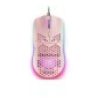 DRIWEI Mouse rosa gioco cablato ambidestro GAMING RGB illuminato LE...