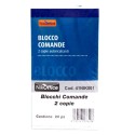 BLOCCHI COMANDE PER RISTORAZIONE 2 COPIE AUTORICALCANTI BOX 20PZ