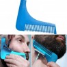 2 x Pettine taglio barba curvo cura baffi basette regola barba precisione 2pezzi