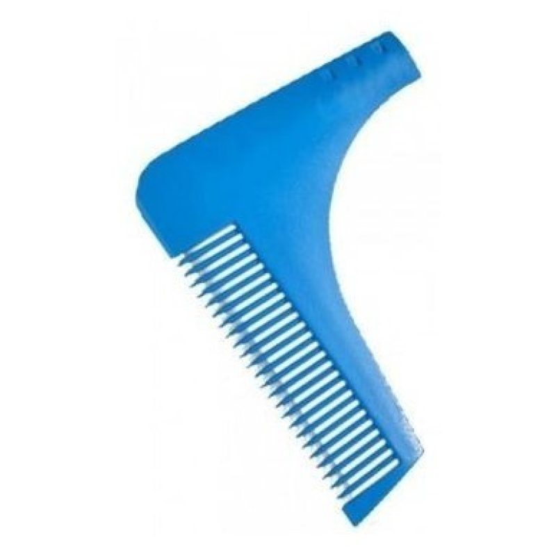 2 x Pettine taglio barba curvo cura baffi basette regola barba precisione 2pezzi