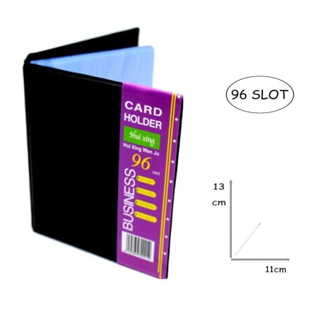 PORTA BIGLIETTI DA VISITA 96 SLOT LAVORO UFFICIO PROFESSIONALE ELEGANTE