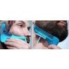 2 x Pettine taglio barba curvo cura baffi basette regola barba precisione 2pezzi