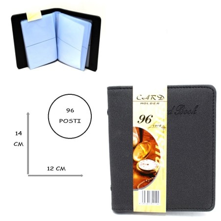 Porta Biglietti Da Visita In Pelle - Capacità 96 Carte, Design Elegante, Per Uomini D'Affari - Foto 7